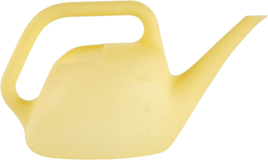 Translucent Watering Can: .4 Gallon (1.5 Liter), Goldfinch Yellow, Resin, Indoor and Outdoor Use, Made in USA