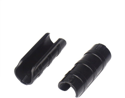 20pcs 32mm Black Rod Clip Plant Greenhouse Hoops Plastic Film Garden Support Frame Grow Row Plant Cover Netting Tunnel Fixed Pipe Clamps