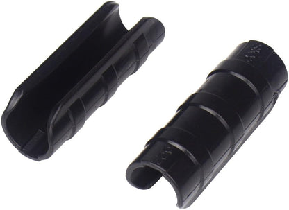 20pcs 32mm Black Rod Clip Plant Greenhouse Hoops Plastic Film Garden Support Frame Grow Row Plant Cover Netting Tunnel Fixed Pipe Clamps