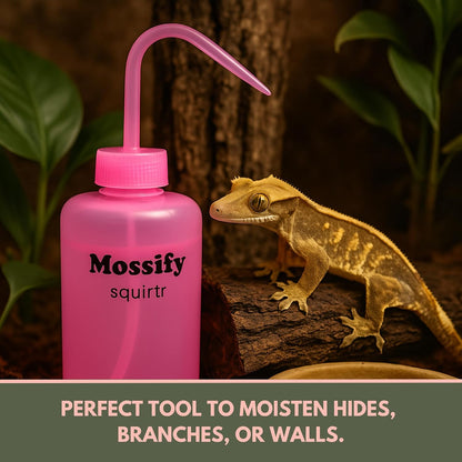 Squirtr Precision Watering Bottle, 16oz, Clear, Refillable