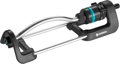 AquaZoom S Rectangular oscillating Sprinkler: Sprinkler for Watering Areas of 9–150 m², Range 3–15 m, Spread 3–10 m, Built-in Metal Filter (18710-20)