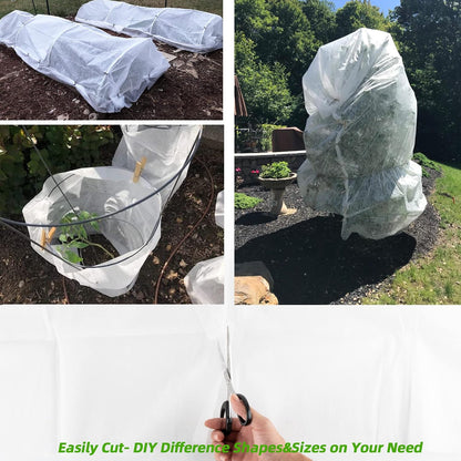 Plant Covers Freeze Protection 10x30ft Frost Cloth Blanket Floating Row Cover for Winter Protection 0.9 oz/yd²