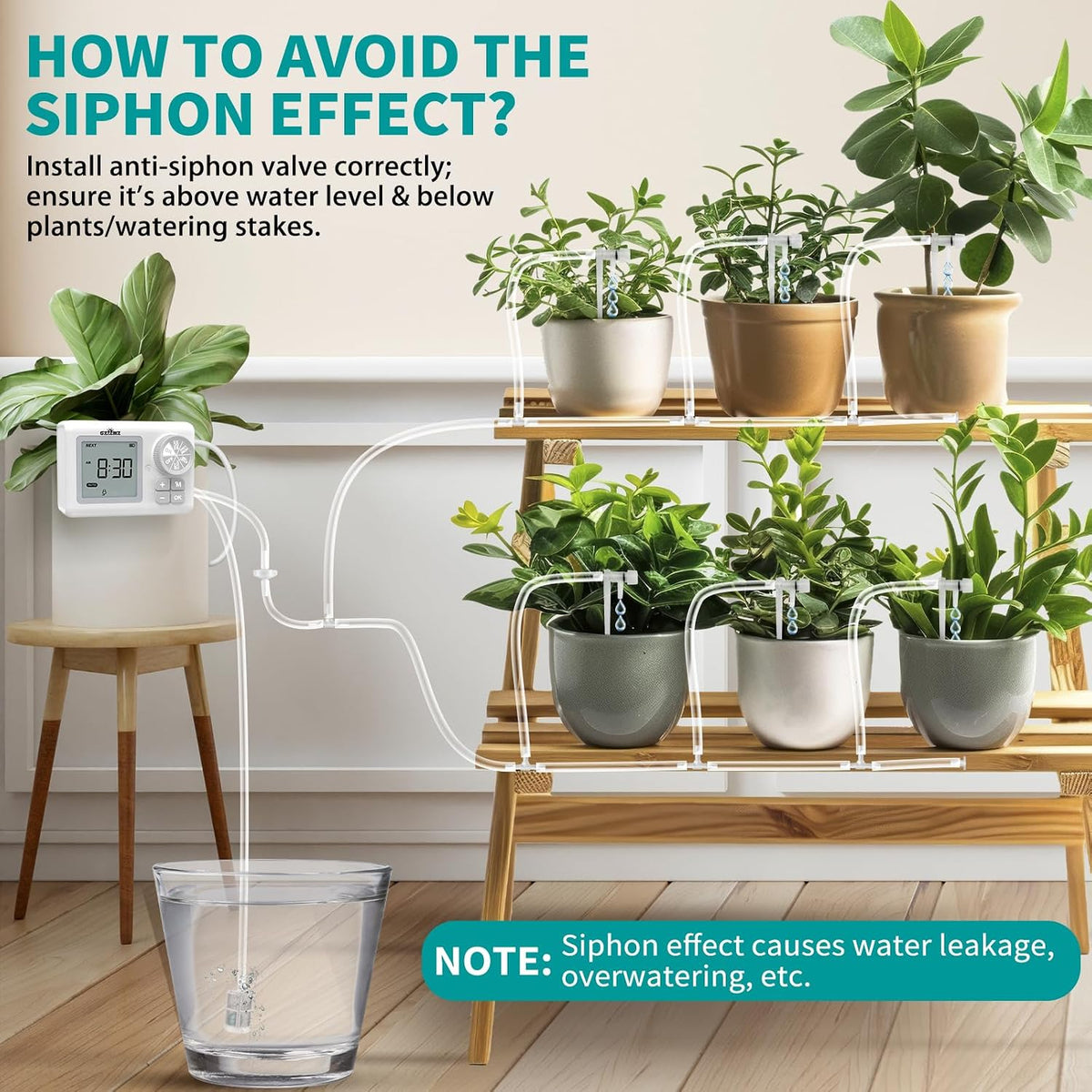 Automatic Plant Waterer for 15 Potted Plants