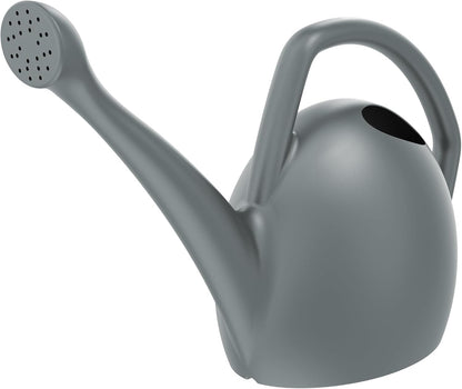 Rhino 2 Gallon (256 Fl Oz) Navy Blue Resin Watering Can for Indoor and Outdoor Use