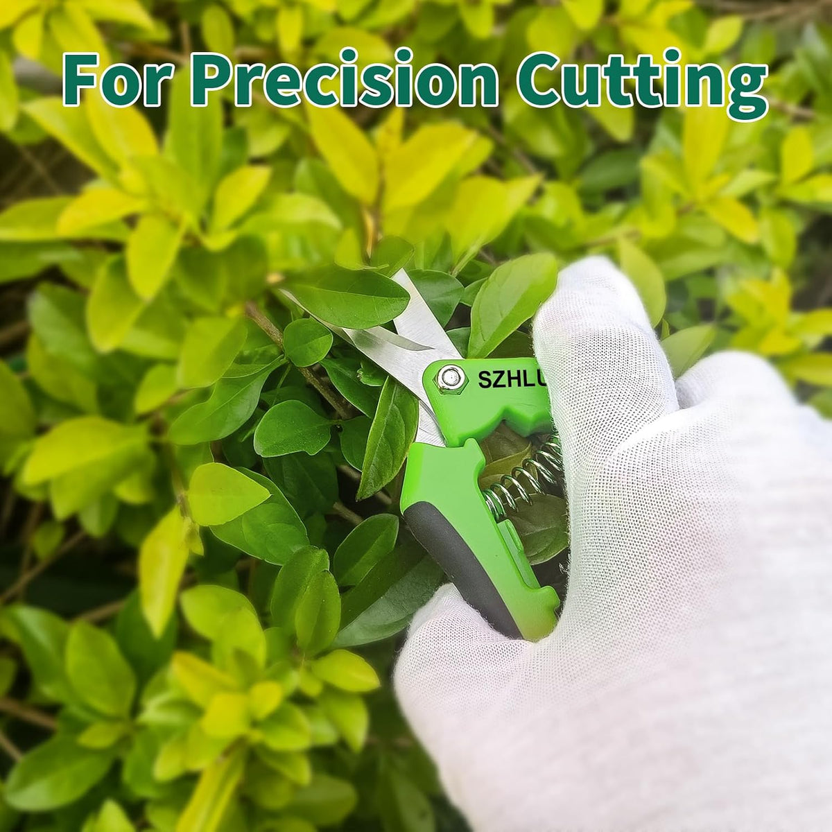 3-Pack Gardening Scissors, 6.5'' Gardening Pruning Scissors, Professional Pruning Shears with Straight Stainless Steel Precision Blades