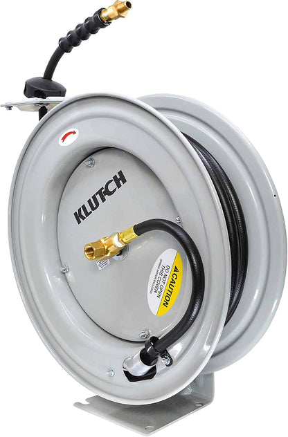 Auto-Rewind Air Hose Reel, 3/8in. x 50ft. Hose, 300 PSI