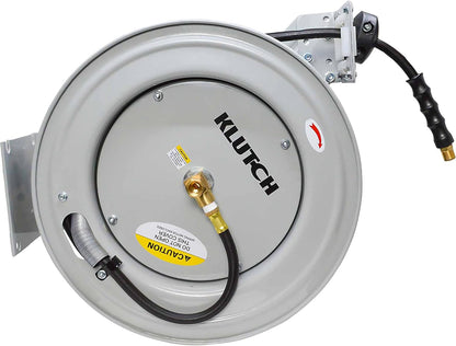 Auto-Rewind Air Hose Reel, 3/8in. x 50ft. Hose, 300 PSI