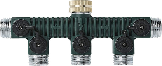 62019 5-Way Zinc Hose Faucet Valve Manifold