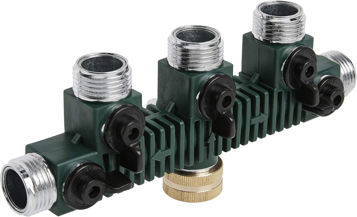 62019 5-Way Zinc Hose Faucet Valve Manifold