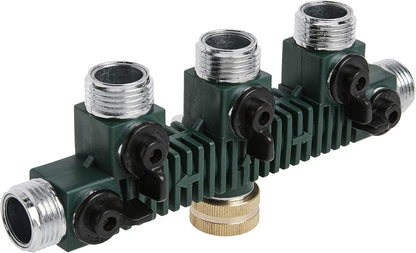 62019 5-Way Zinc Hose Faucet Valve Manifold