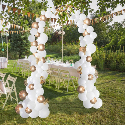 Garden Abor - 88"(H)*51"(L), Sturdy Metal Garden Arch with Rust-Resistant Finish, Trellis for Climbing Plants Outdoor, Ideal as Wedding Arches for Ceremony（20MM Pipe）