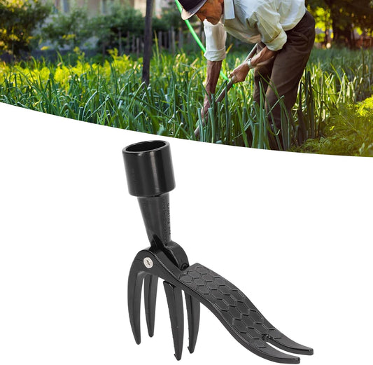 Stand Up Puller Portable Aluminum Alloy Picker 4 Claw Non Slip Weeding Tool Garden Yard Maintenance