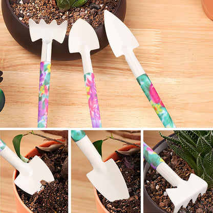 Womens Gardening Gifts Set - Floral Gardening Tools with Tote Bag - Gifts for Mom, Girlfriend or Women - Birthday, Christmas (Blue)