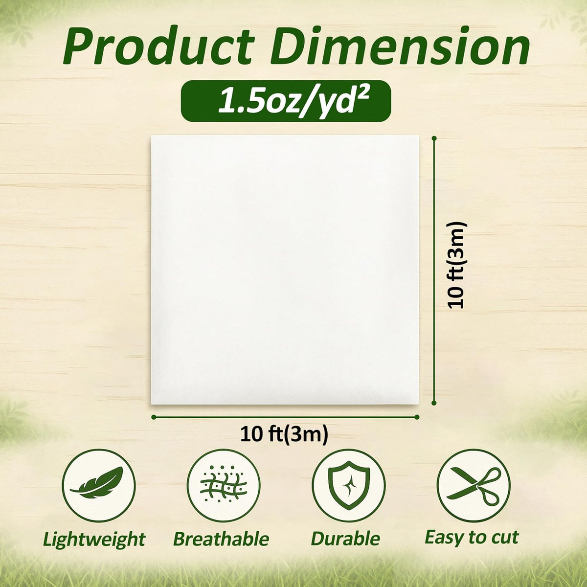 5-Pack Plant Cover Drawstring Tree Cover, Winter Freeze Plant Protection, Tree Jacket Frost Blanket for Outdoor Plants, 31" x 40"