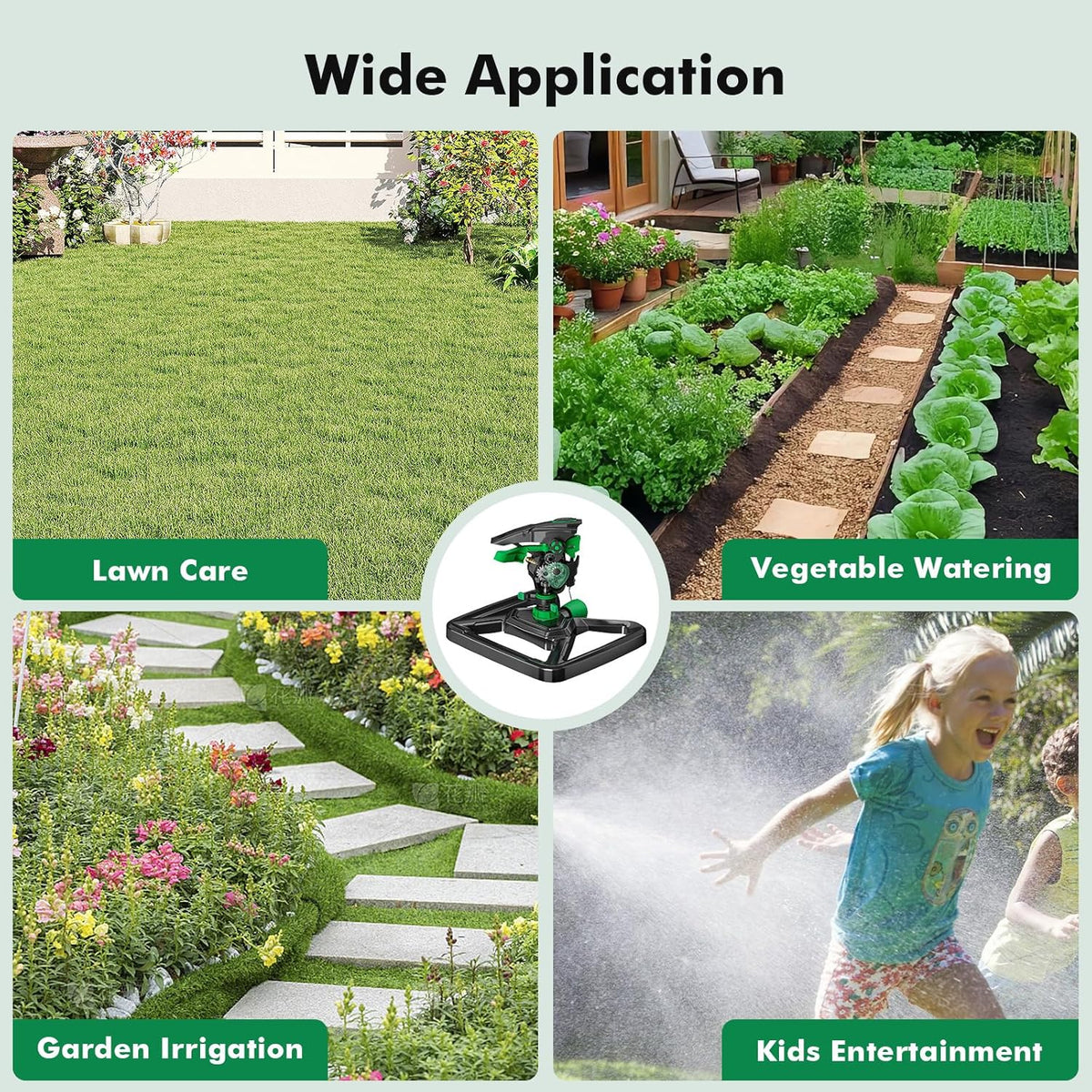 Impact Sprinklers for Yard,Large Area Yard Sprinkler