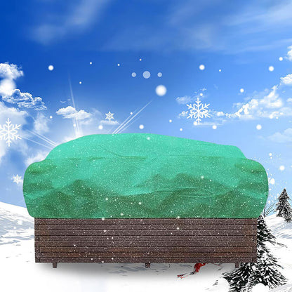 2pcs Winter Plant Frost Covers, Rectangular Planter Plant Frost Blankets Garden Plant Floating Row Covers, Plant Freeze Protection for Outdoor Garden Potted Vegetable (F)