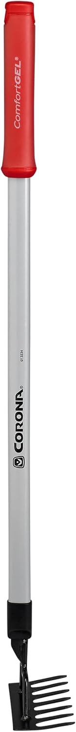 GT 3234 Reach 7-Tine Extended Rake, Silver,RED,Black