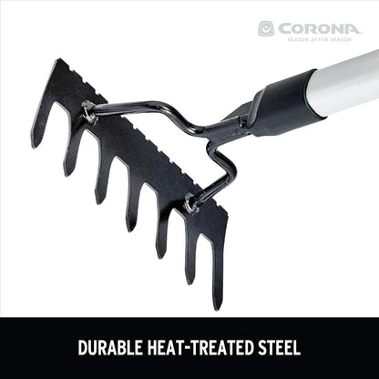 GT 3234 Reach 7-Tine Extended Rake, Silver,RED,Black