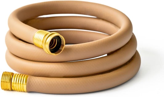 8ft Garden Hose | 8 Foot Garden Hose 5/8 inch; Kink-Resistant, Brass Ends