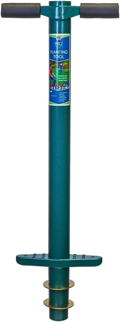 5-IN-1 Lawn Tool and Garden Tool, Bulb Planter, Weeder, Sod Plugger, Annual Planter, Soil Test