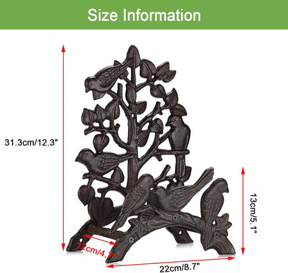 Cast Iron Garden Hose Holder Wall Mount Water Hose Hanger for Outside