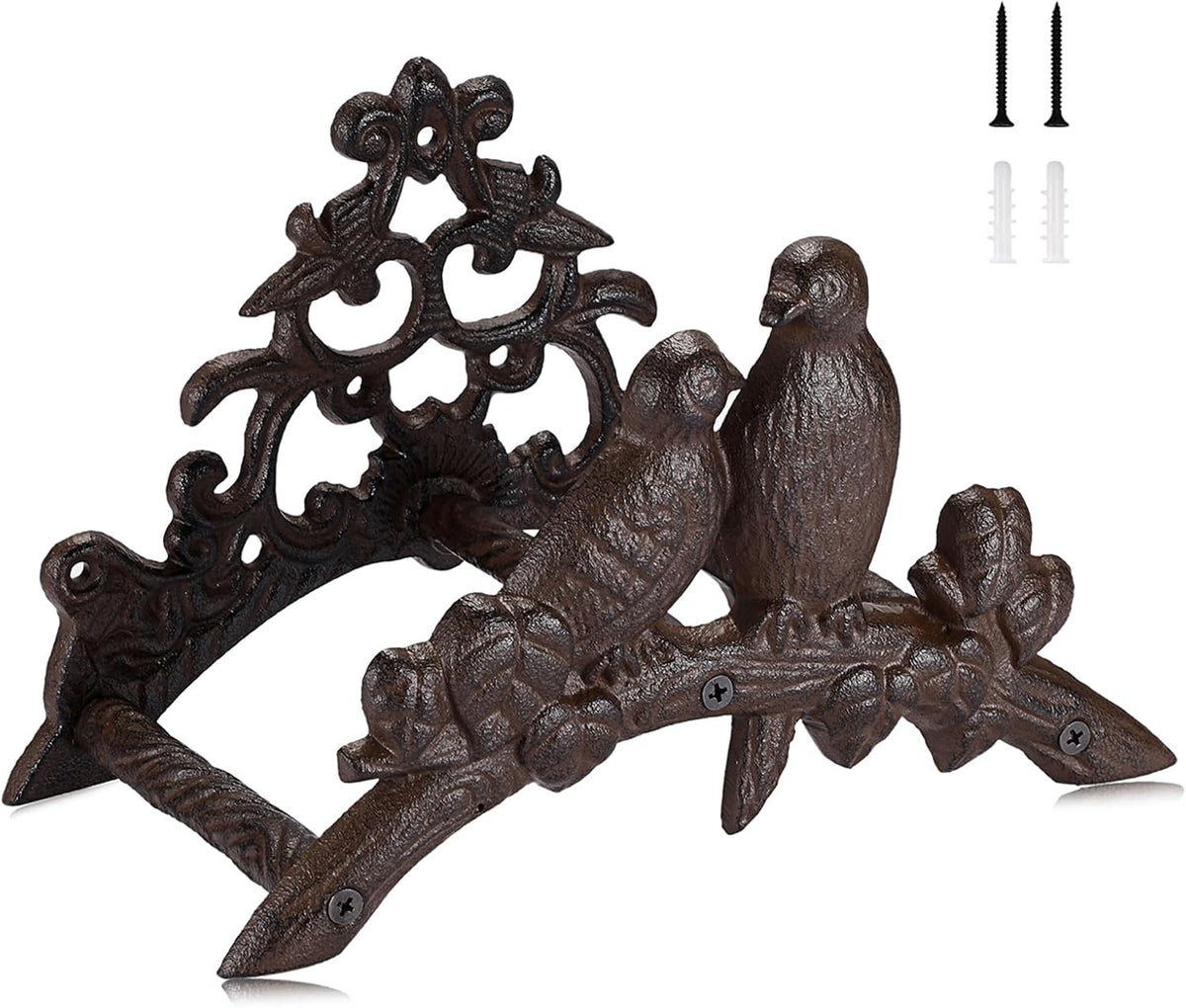 Cast Iron Garden Hose Holder Wall Mount Water Hose Hanger for Outside