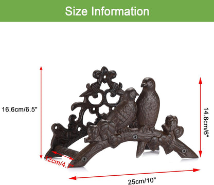 Cast Iron Garden Hose Holder Wall Mount Water Hose Hanger for Outside