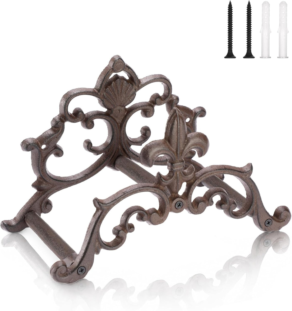 Cast Iron Garden Hose Holder Wall Mount Water Hose Hanger for Outside
