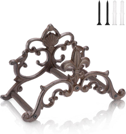 Cast Iron Garden Hose Holder Wall Mount Water Hose Hanger for Outside
