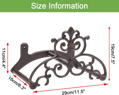Cast Iron Garden Hose Holder Wall Mount Water Hose Hanger for Outside