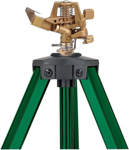 2 Pack - 56667N Lawn Watering Impact Sprinkler on Tripod Base - Adjustable Lawn Watering Sprinklers