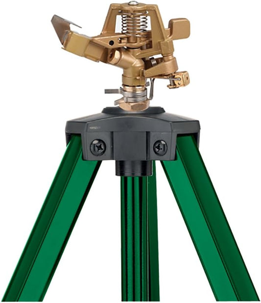 2 Pack - 56667N Lawn Watering Impact Sprinkler on Tripod Base - Adjustable Lawn Watering Sprinklers