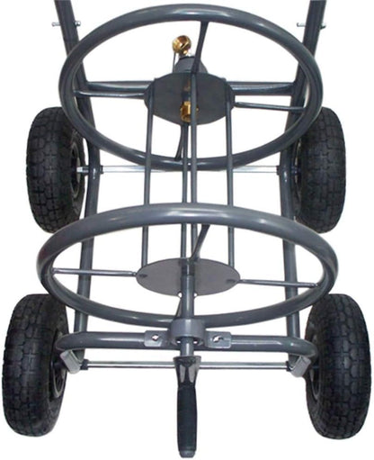 Garden Water Hose Reel Cart 225 FT Outdoor Heavy Duty Yard Water Planting