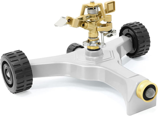 Heavy Duty Full Metal Impact Sprinkler with Wheeled Base