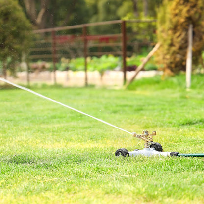 Heavy Duty Full Metal Impact Sprinkler with Wheeled Base