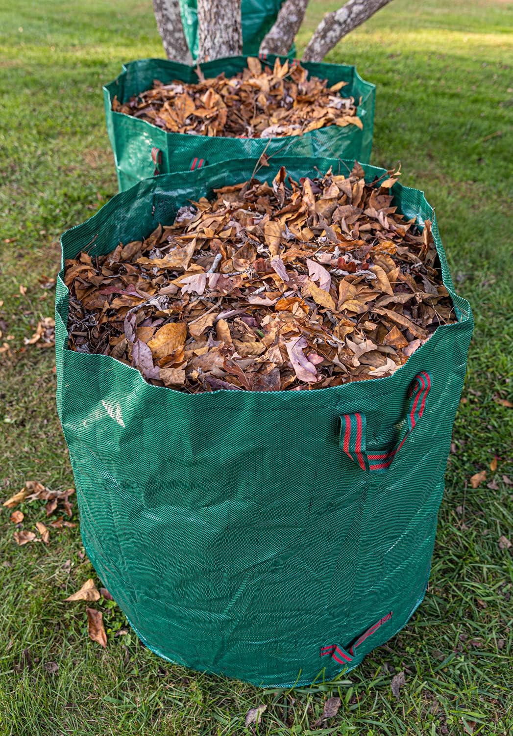 3 Pack 72 Gallon Garden Waste Bags Reusable Heavy Duty