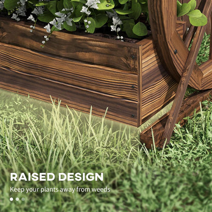 55" Tall Galvanized Raised Garden Bed with Trellis, Green