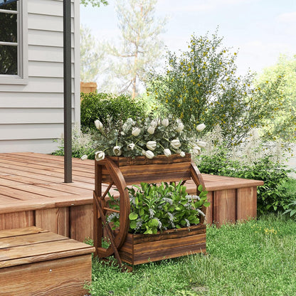 55" Tall Galvanized Raised Garden Bed with Trellis, Green