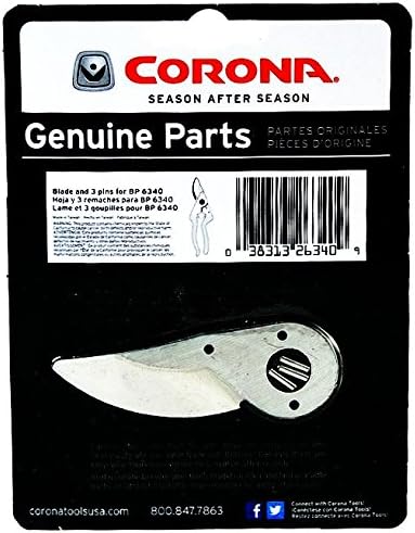 Corona ClipperAluminum Left Handed Pruner Blade 6340-1C Fits BP6340 Left Handed Bypass Pruner