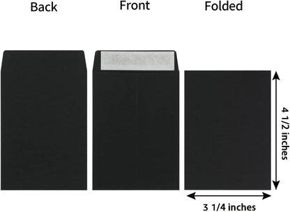 100 Pack Seed Envelopes Self-Adhesive, 3 1/4 x 4 1/2 inches, Sage-Green