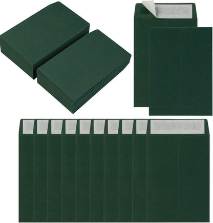 100 Pack Seed Envelopes Self-Adhesive, 3 1/4 x 4 1/2 inches, Sage-Green