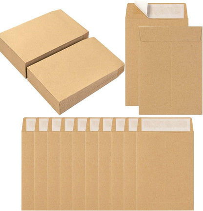 100 Pack Seed Envelopes Self-Adhesive, 3 1/4 x 4 1/2 inches, Sage-Green