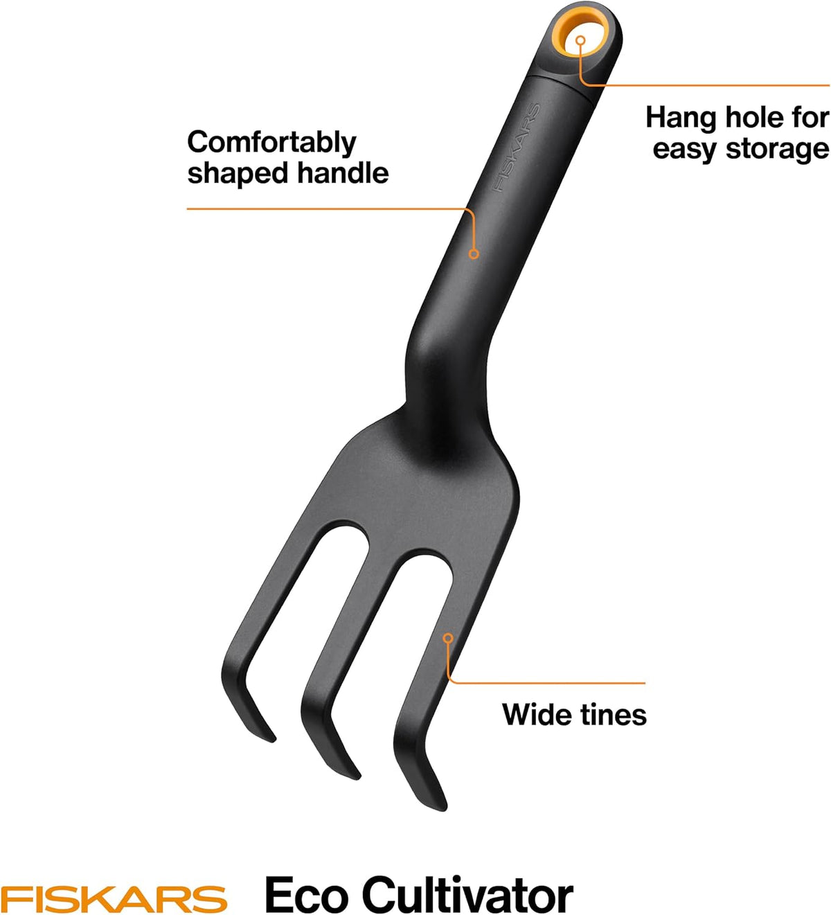 Eco Trowel with Curved Spade, Ergonomic Handle, UV Resistance, Durable, Eco-Friendly Tool for Planters and Garden Beds