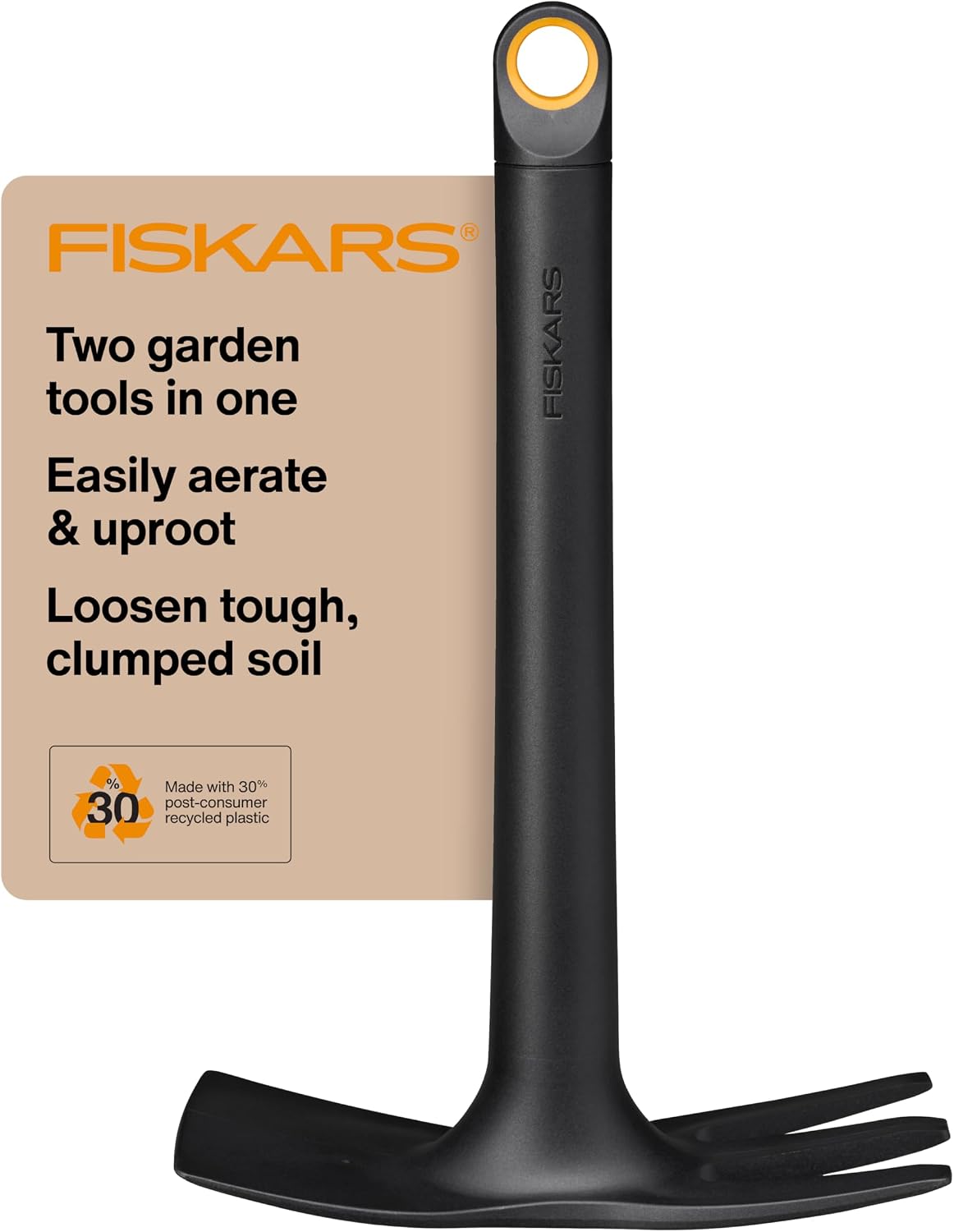 Eco Trowel with Curved Spade, Ergonomic Handle, UV Resistance, Durable, Eco-Friendly Tool for Planters and Garden Beds