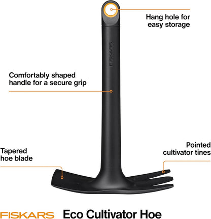Eco Trowel with Curved Spade, Ergonomic Handle, UV Resistance, Durable, Eco-Friendly Tool for Planters and Garden Beds