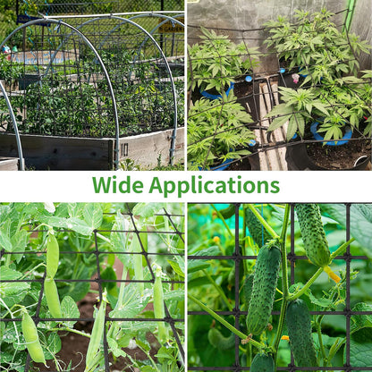 Trellis Netting, Scrog Net 4×4 ft, Heavy-Duty, Grow Tent Accessories, 1 Pcs