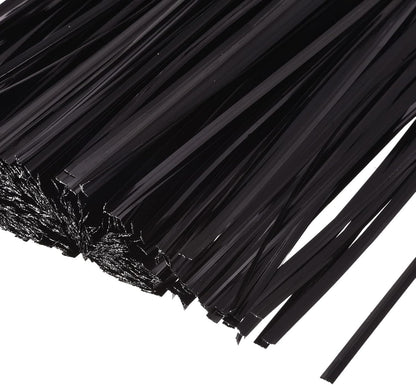 Foil Twist Ties 12" 30cm Metallic Plastic Closure Tie for Tying Bread, Candy, Cookies, Gift Bags Arts Crafts Ties Red Pack of 750