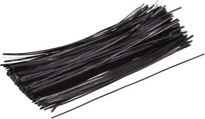 Foil Twist Ties 12" 30cm Metallic Plastic Closure Tie for Tying Bread, Candy, Cookies, Gift Bags Arts Crafts Ties Red Pack of 750