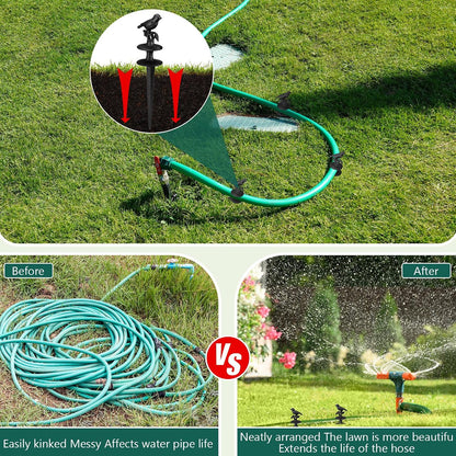 Garden Hose Guide Spike 12 Inch, Bird, 2 Pcs