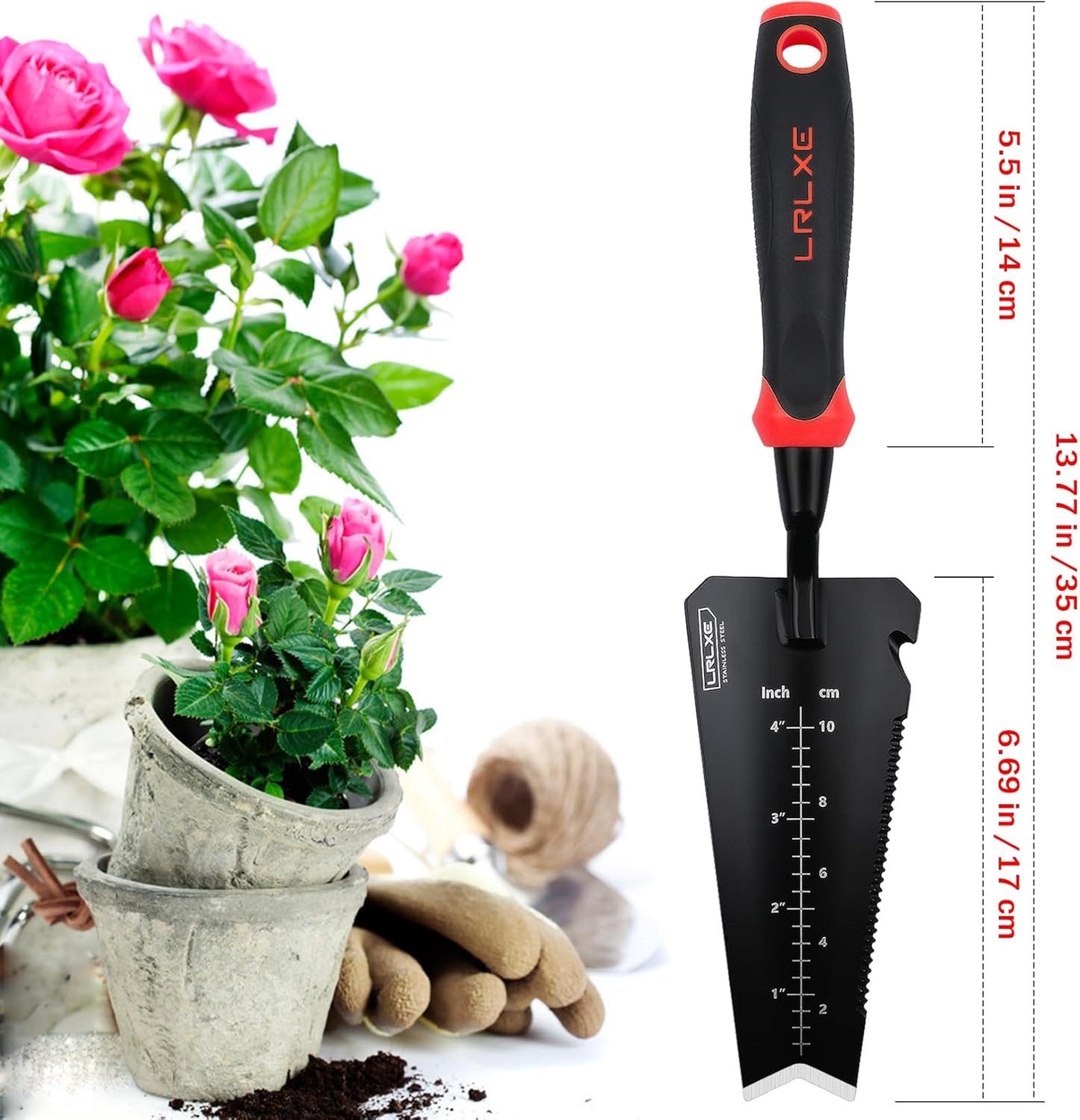 Heavy-Duty Garden Trowel.(Yellow)